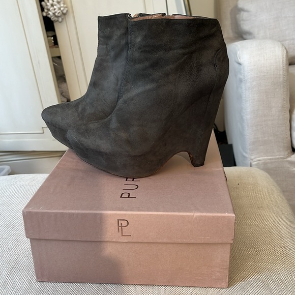 Anthropologie Brand Pura López Wedge platform  Bootie comfortable hot🔥❤️ - Picture 11 of 15